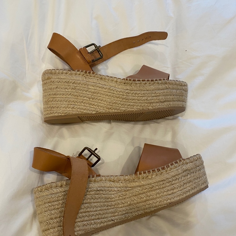 Soludos Minorca High Platform Espadrille Wedges size 8 - Picture 8 of 14